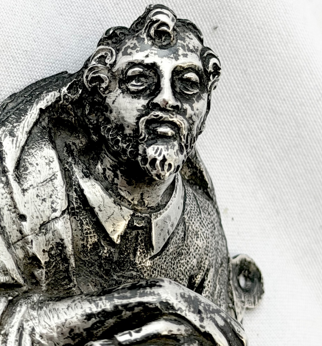 Venice, 1580–1650, Solid Silver, Four Medallions Depicting Processional Crosses, -photo-6