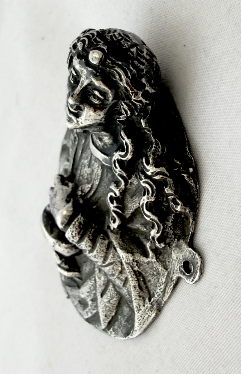 Venice, 1580–1650, Solid Silver, Four Medallions Depicting Processional Crosses, -photo-8
