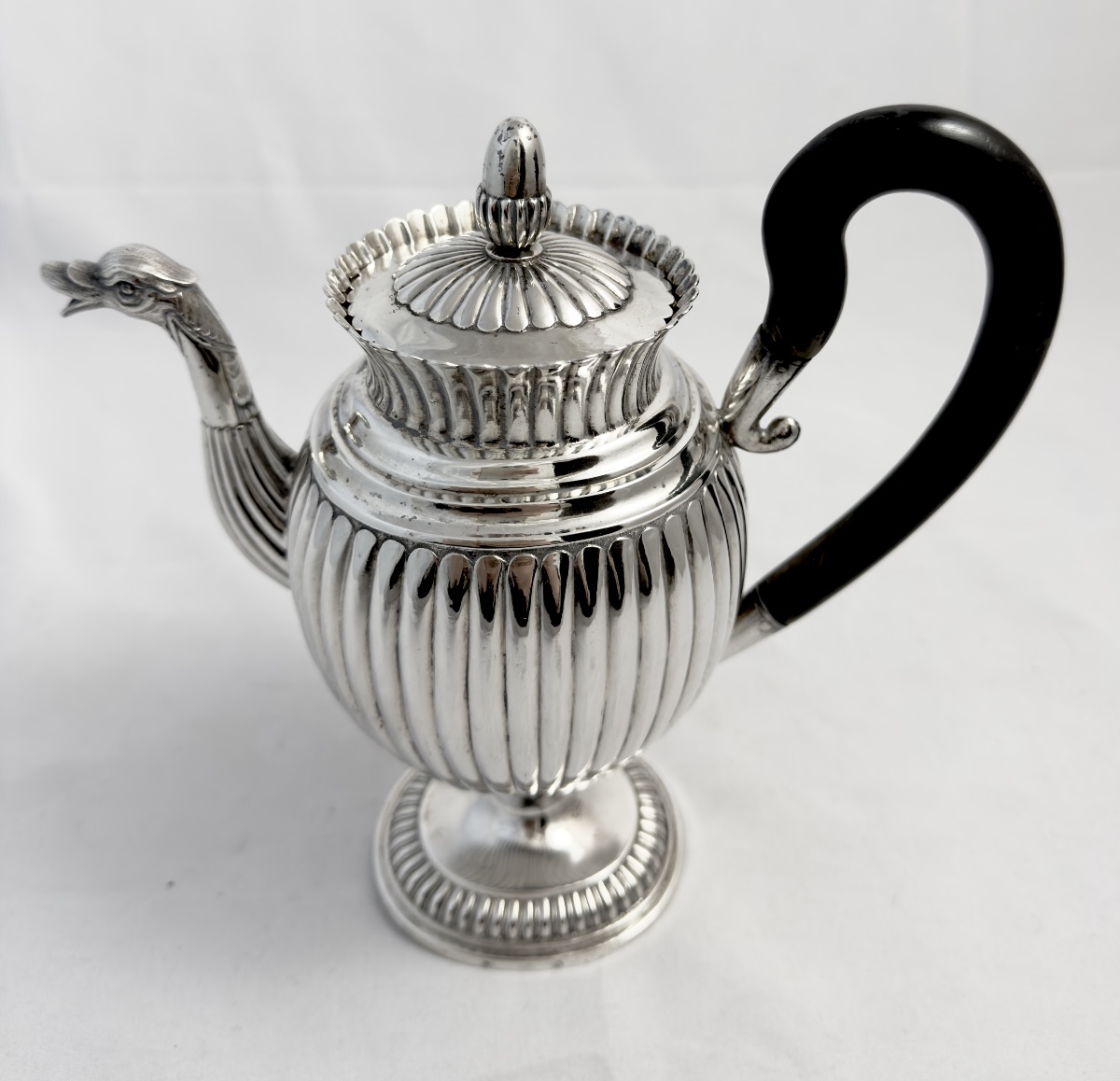 Weißenfels, 1800–1830, Saxony, Solid Silver Coffee Pot -photo-3