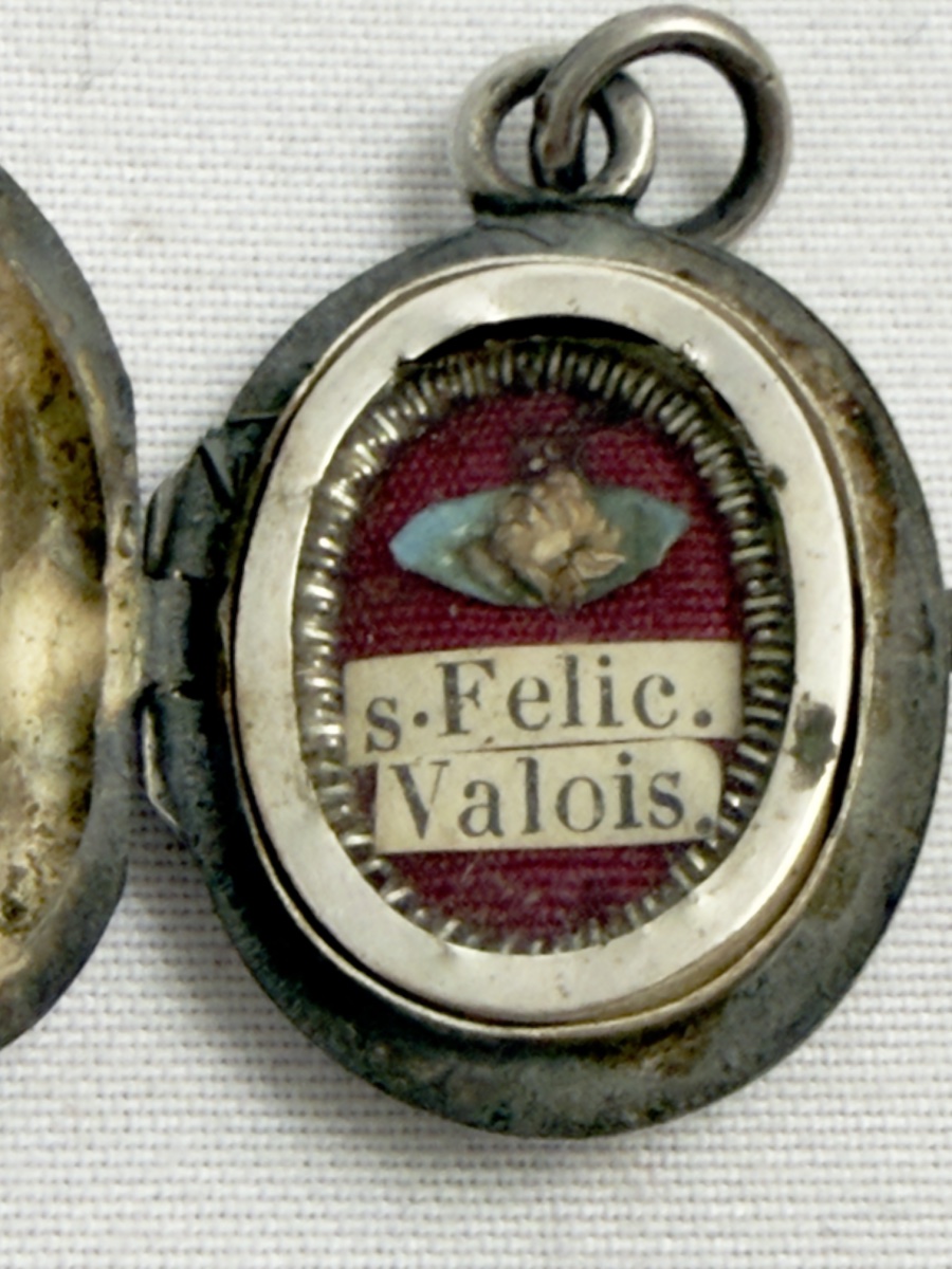 Reliquaire de Saint Félix de Valois en argent massif . 1850-1900-photo-4