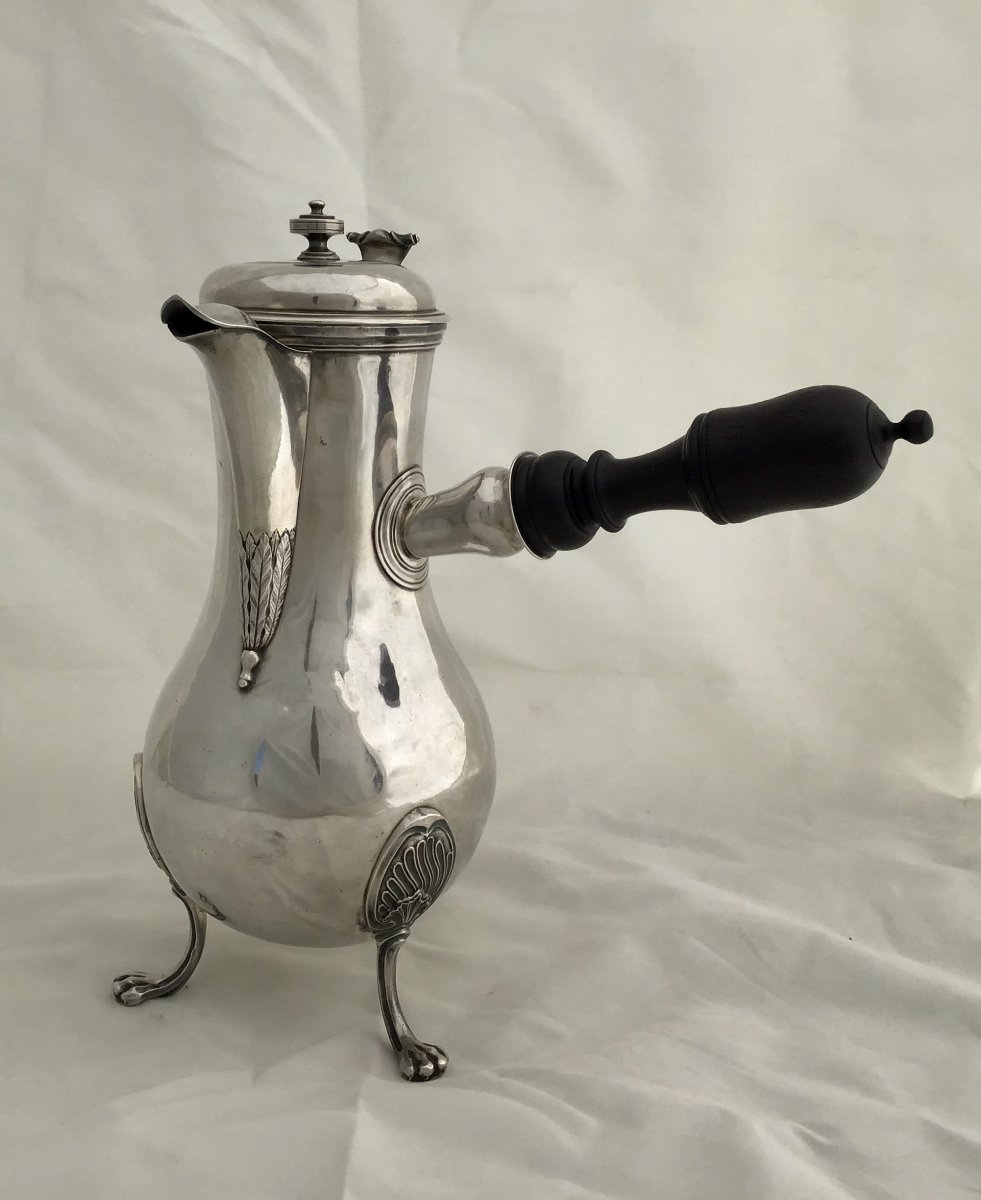 Silver Coffee Maker, Sedan, 1784, Goldsmith Cathérine Millet