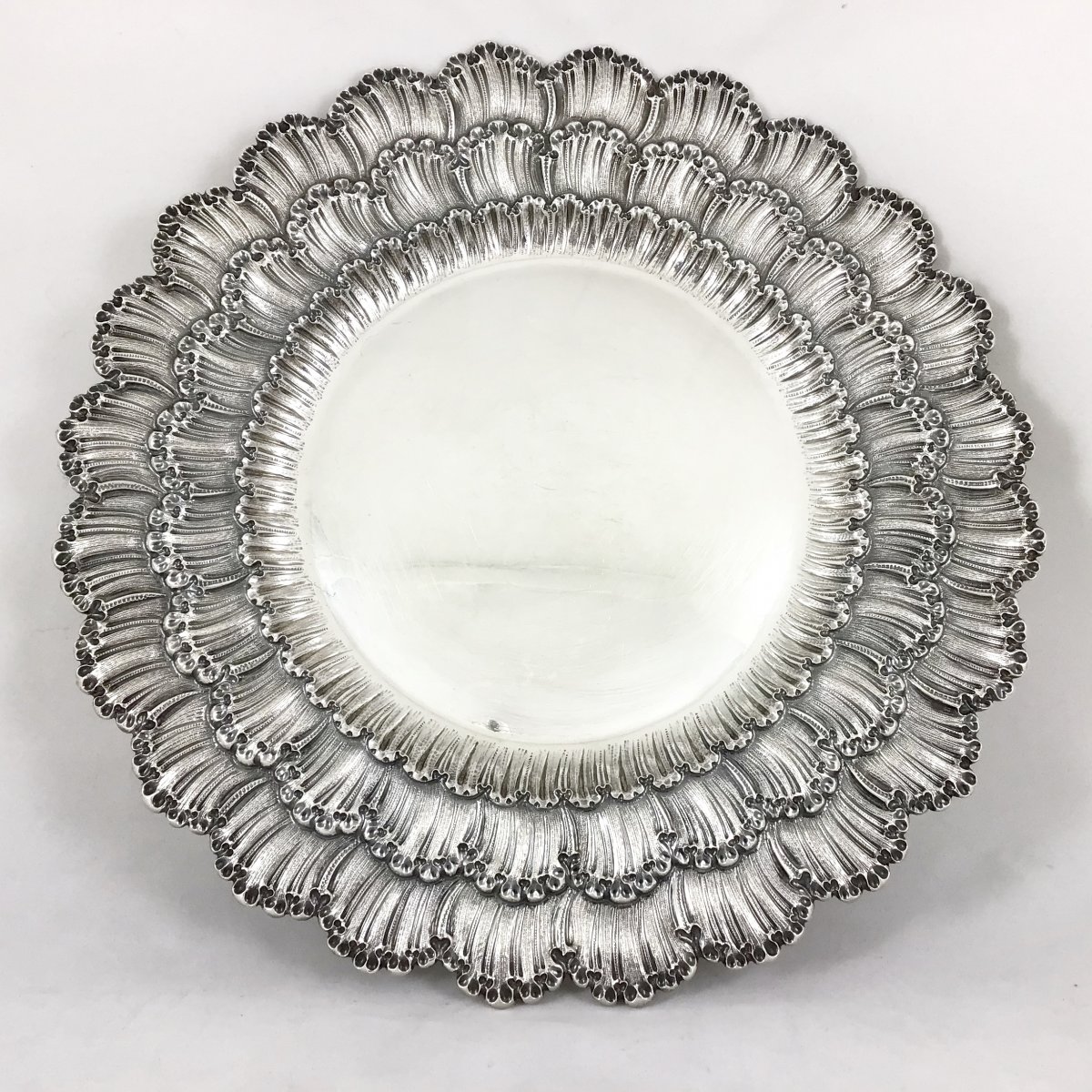 Plat”soleil “de Federico Buccellati, Rome Années’60