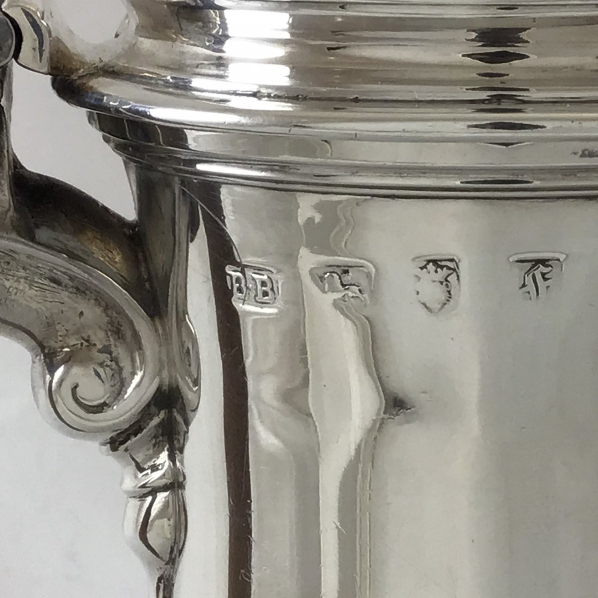 Silver George III Coffee Pot , London 1761, Benjamin Brewood-photo-3