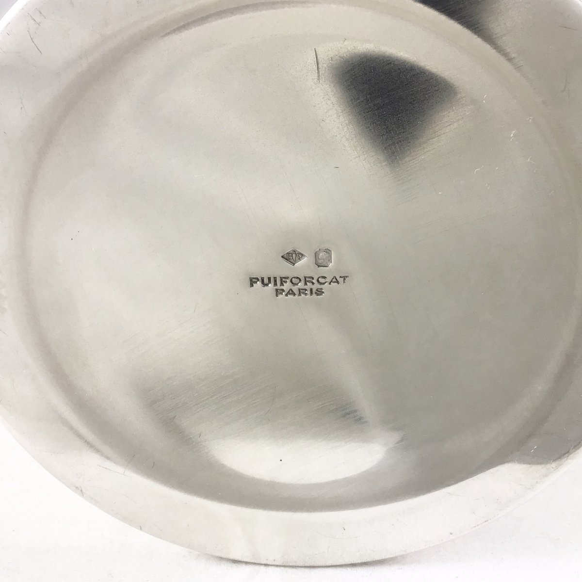 Art Deco Ice Bucket, Puiforcat, Epsilon Model, Paris 1980s-photo-4