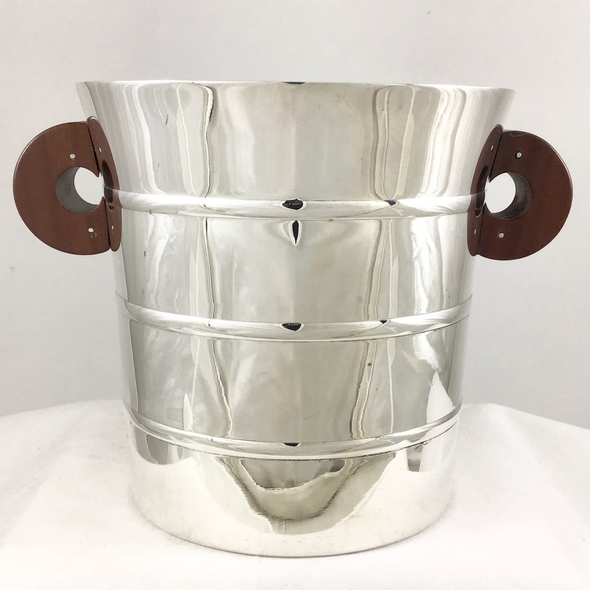 Art Deco Ice Bucket, Puiforcat, Epsilon Model, Paris 1980s