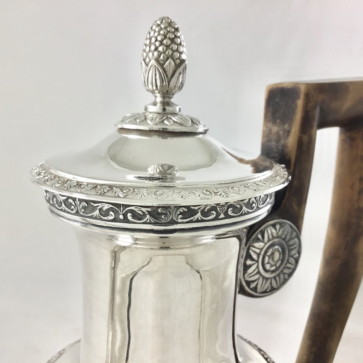 Empire Coffee Pot, Paris 1798-1809, Sterling Silver-photo-2