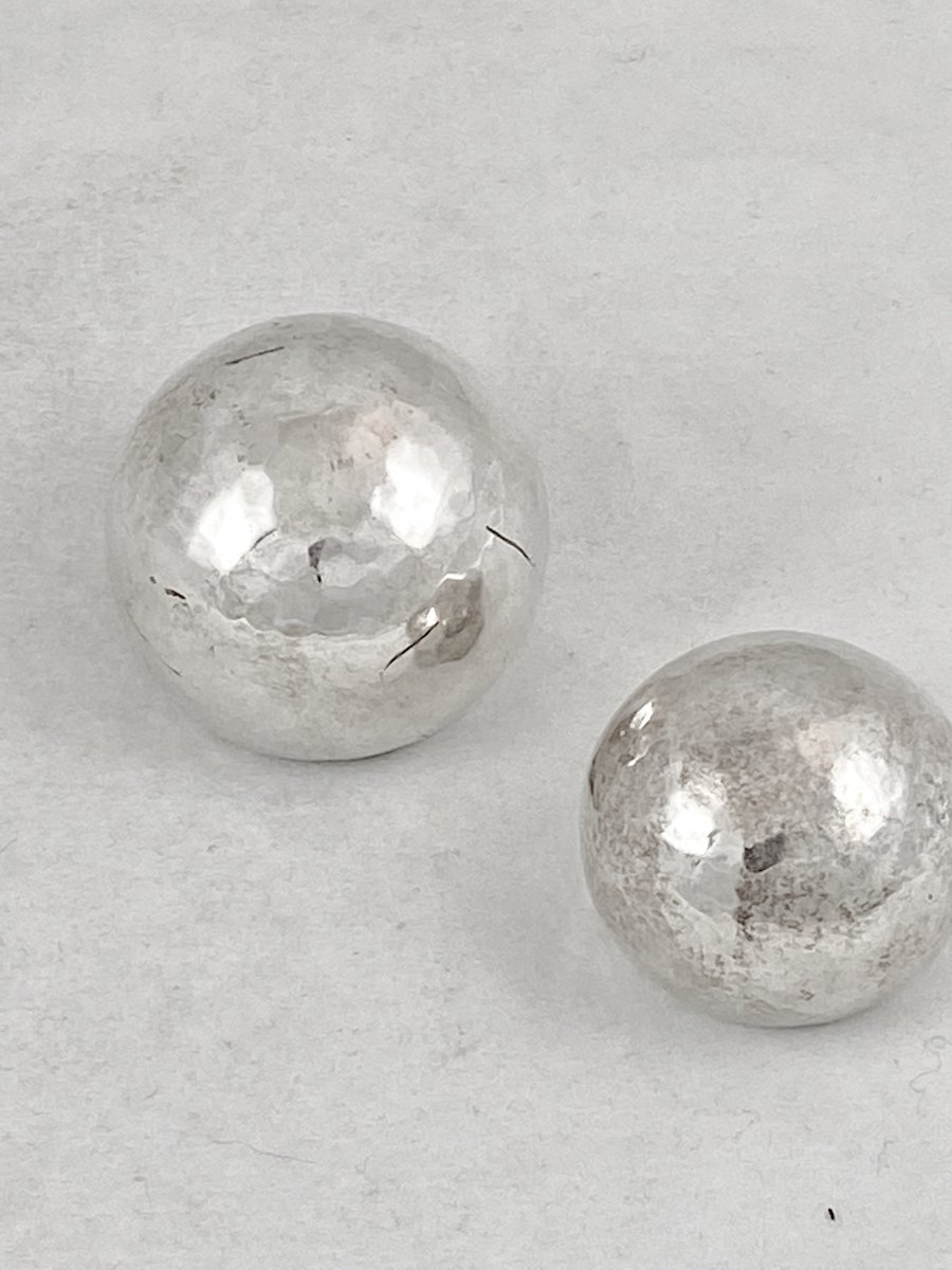 Paire De Bouchons Josef Hoffmann, Wiener Werkstatte, Vienne Vers 1900-photo-3
