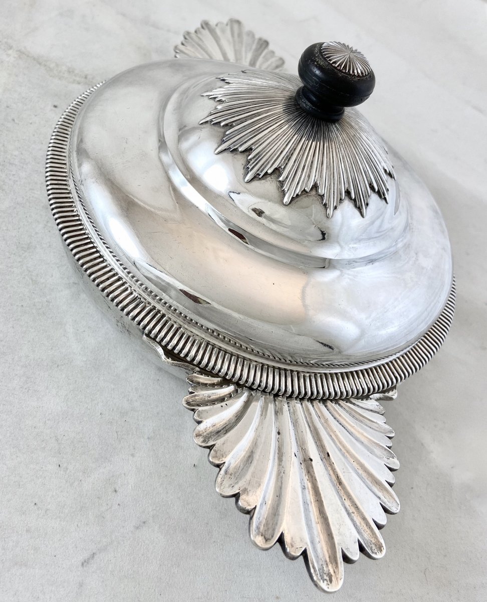 Vegetable Dish, Covered Bowl, Sterling Silver , Cambrai, 1737-1750, Pierre Josèphe Udry-photo-5