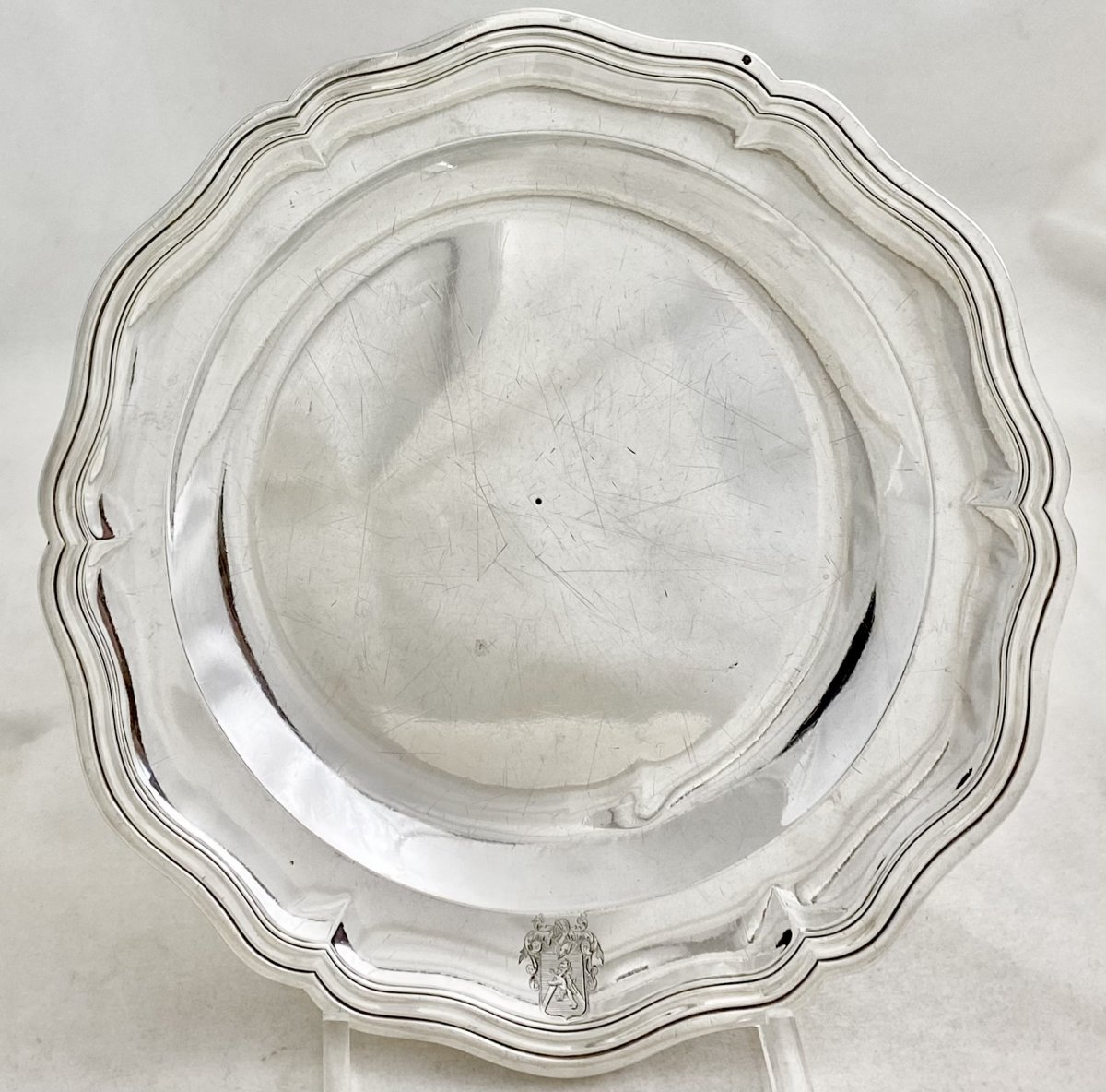 Louis XV Dish, Paris 1770, Jean-louis Morel, Sterling Silver.-photo-4