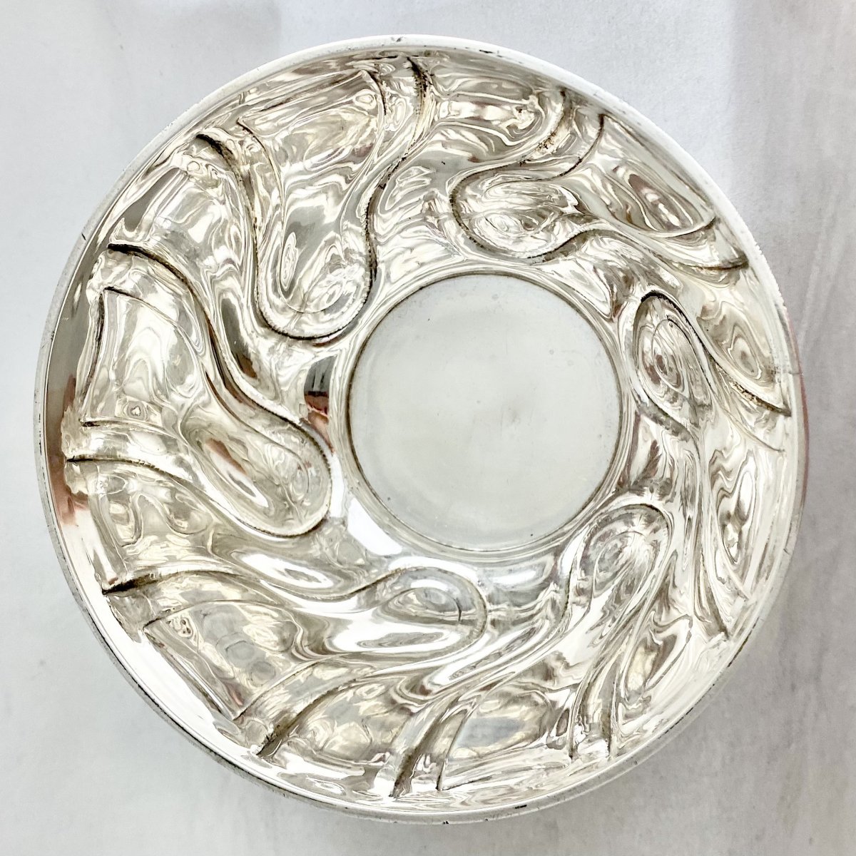 Louis XV Candy Bowl, Sterling Silver, 950 \\%, Brussels Circa 1890-1910-photo-5