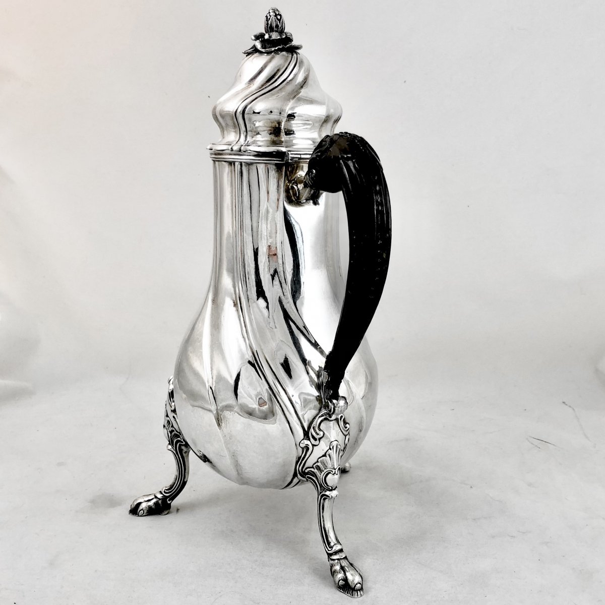 Large Louis XV Coffee Pot , Namur 1771, Englebert Antoine (1735-1821)-photo-5
