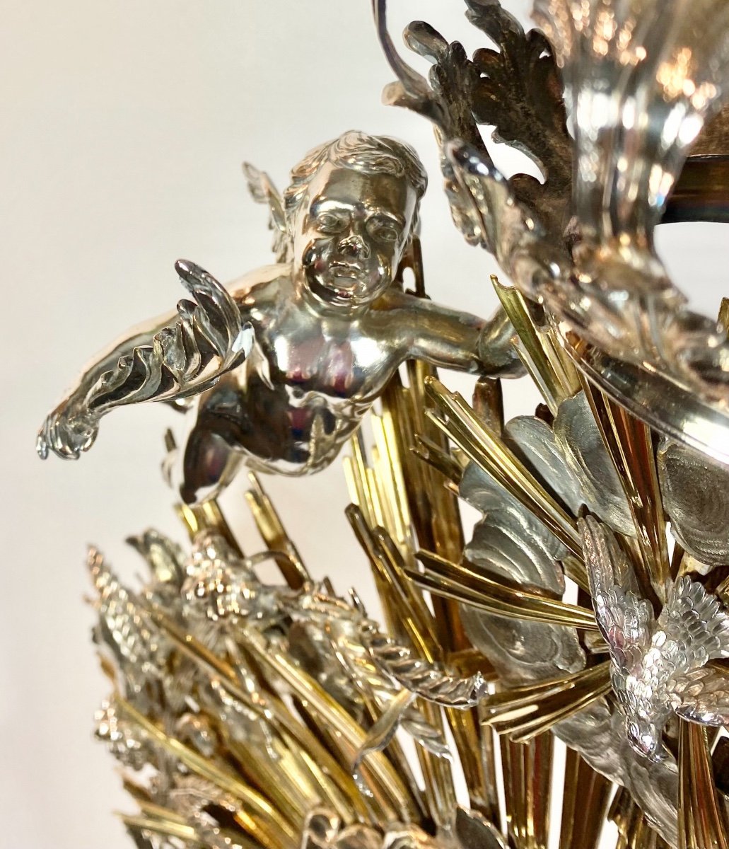 Monstrance Louis XV, Bruges 1772, Sterling Silver, By Carel Benninck-photo-2