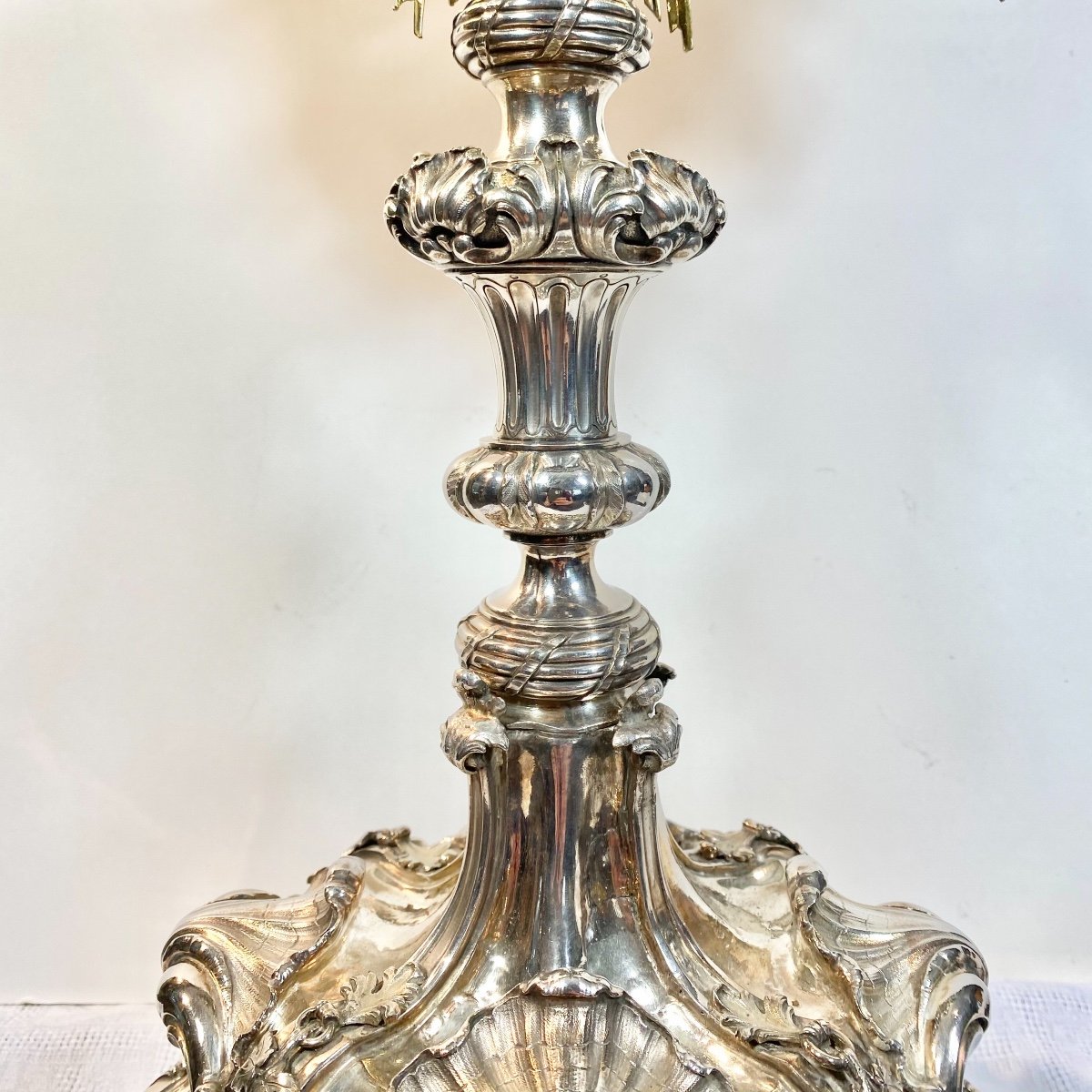Monstrance Louis XV, Bruges 1772, Sterling Silver, By Carel Benninck-photo-1
