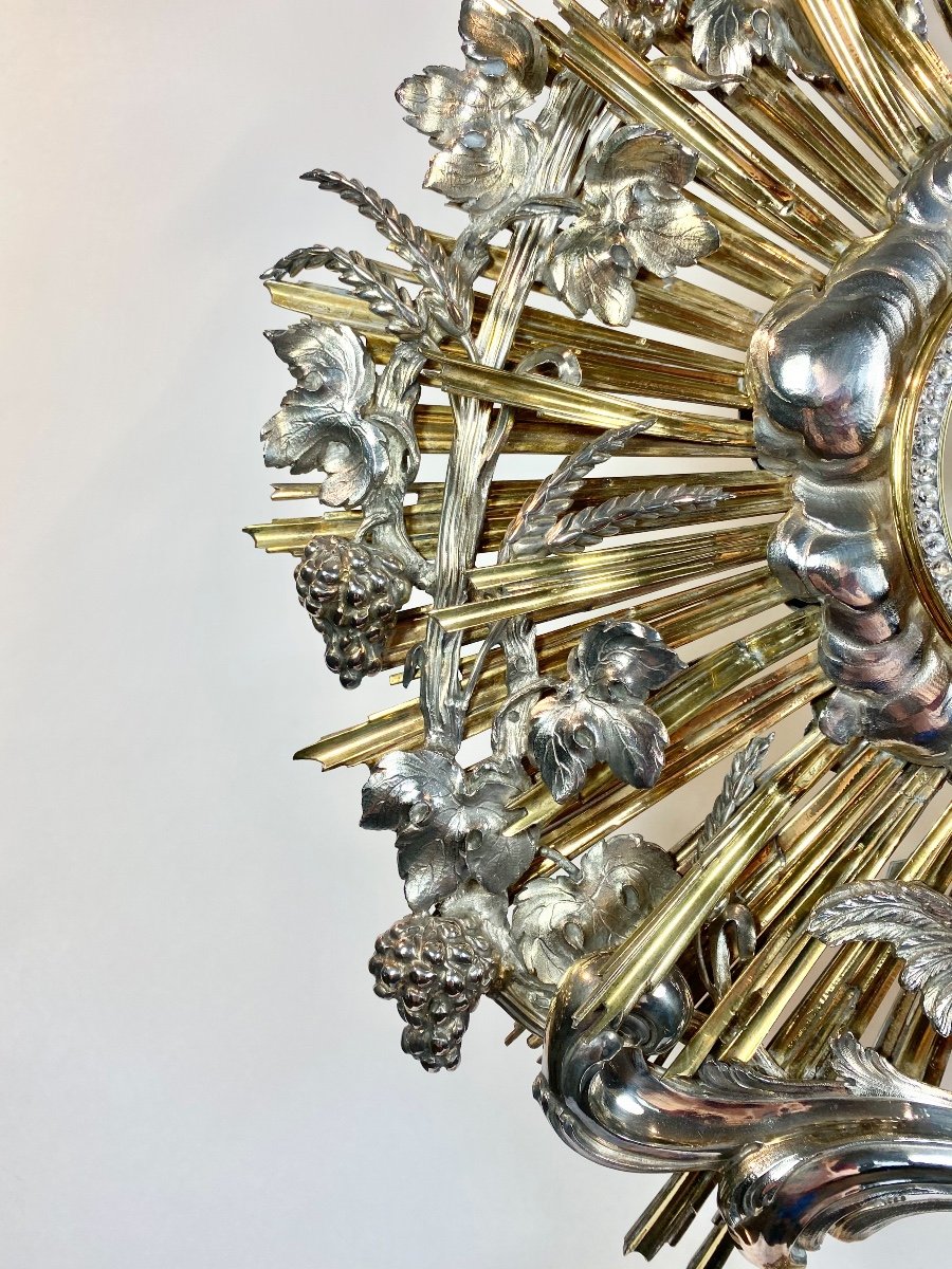 Monstrance Louis XV, Bruges 1772, Sterling Silver, By Carel Benninck-photo-6