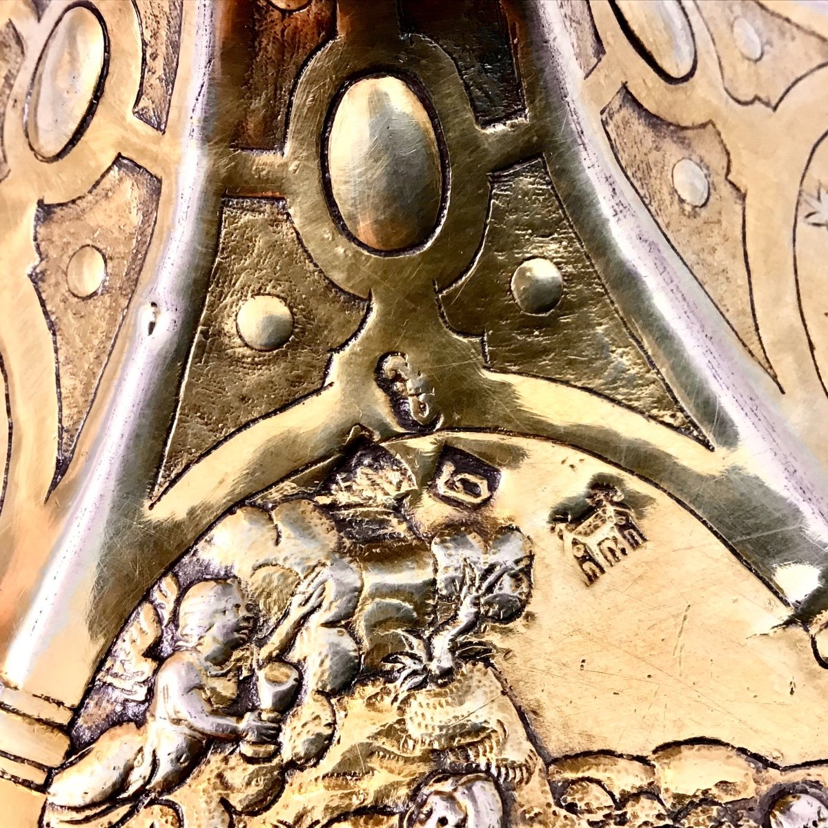 Calice Renaissance , 1614, Bruges, Jacob Van Nieukerke, Vermeil, Argent Massif-photo-3