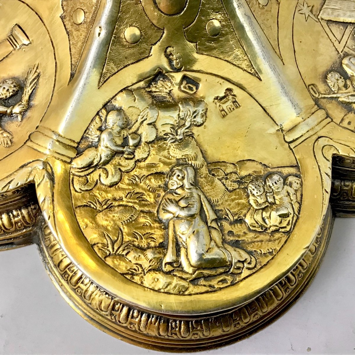 Calice Renaissance , 1614, Bruges, Jacob Van Nieukerke, Vermeil, Argent Massif-photo-5