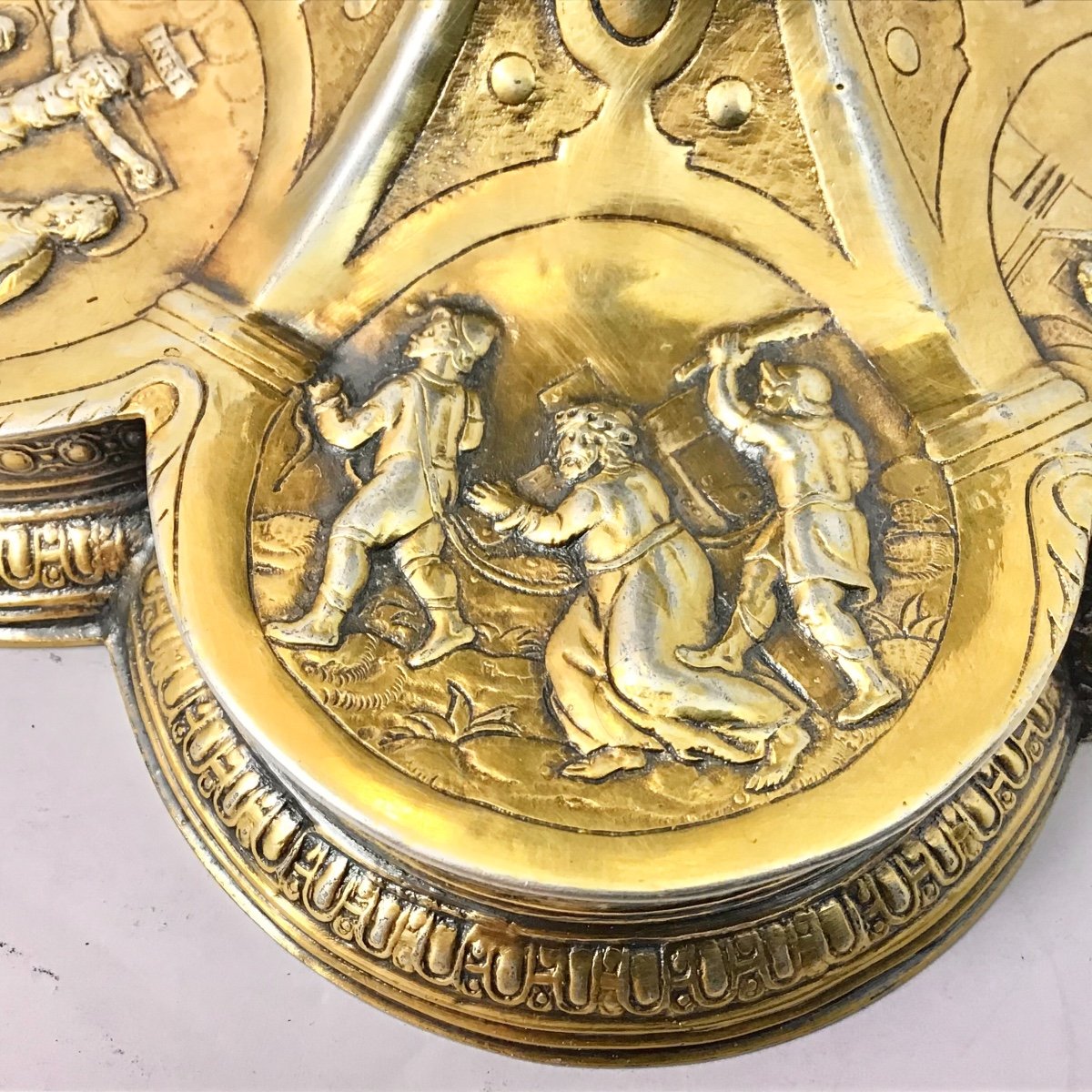 Calice Renaissance , 1614, Bruges, Jacob Van Nieukerke, Vermeil, Argent Massif-photo-8