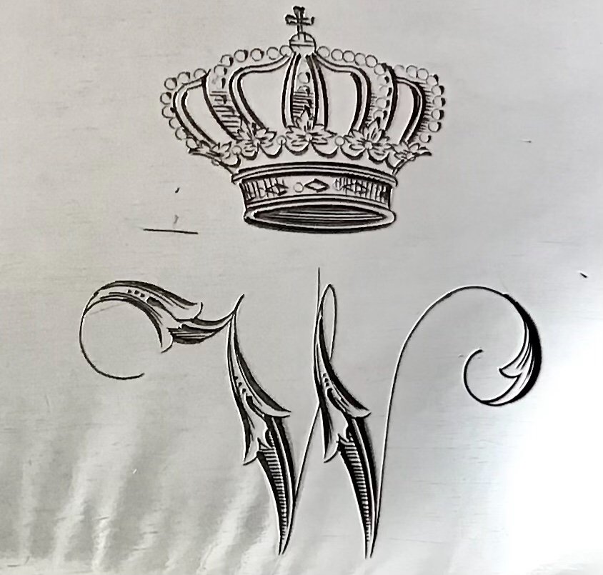 Aiguière Et Bassin,  Roi Guillaume III Des Pays-bas, Argent Massif, Orfèvre Foehr à Stuttgart 