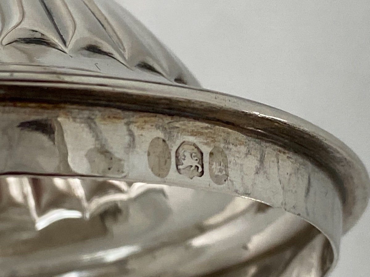 Argyle Ou Saucière Chauffante, Londres 1794, Argent Massif -photo-3
