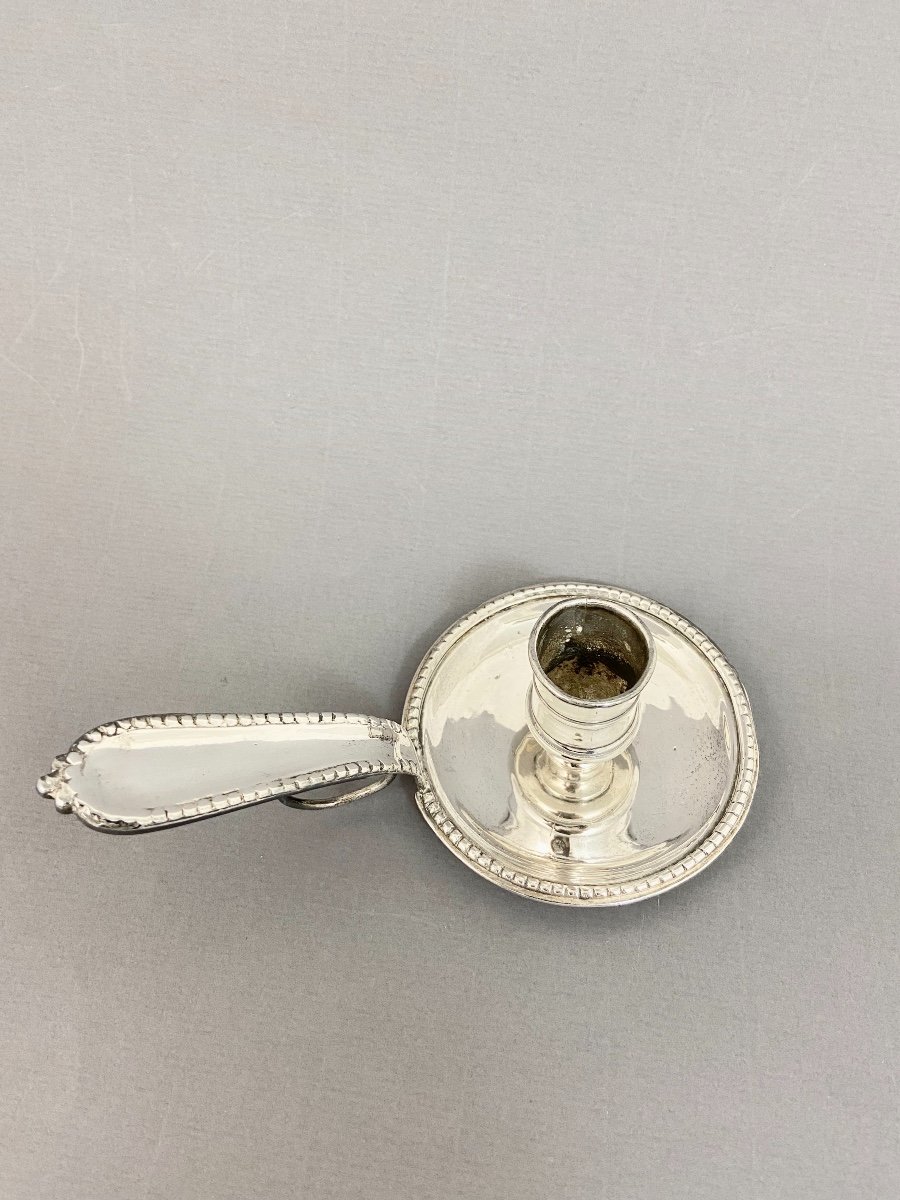 Chamberstick,  France, 18th Century, Silver Plated-photo-4