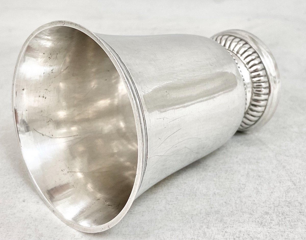 Silver Beaker, Vitteaux, Semur-en-auxois, 1785, Charles Souverain, Sterling Silver-photo-3