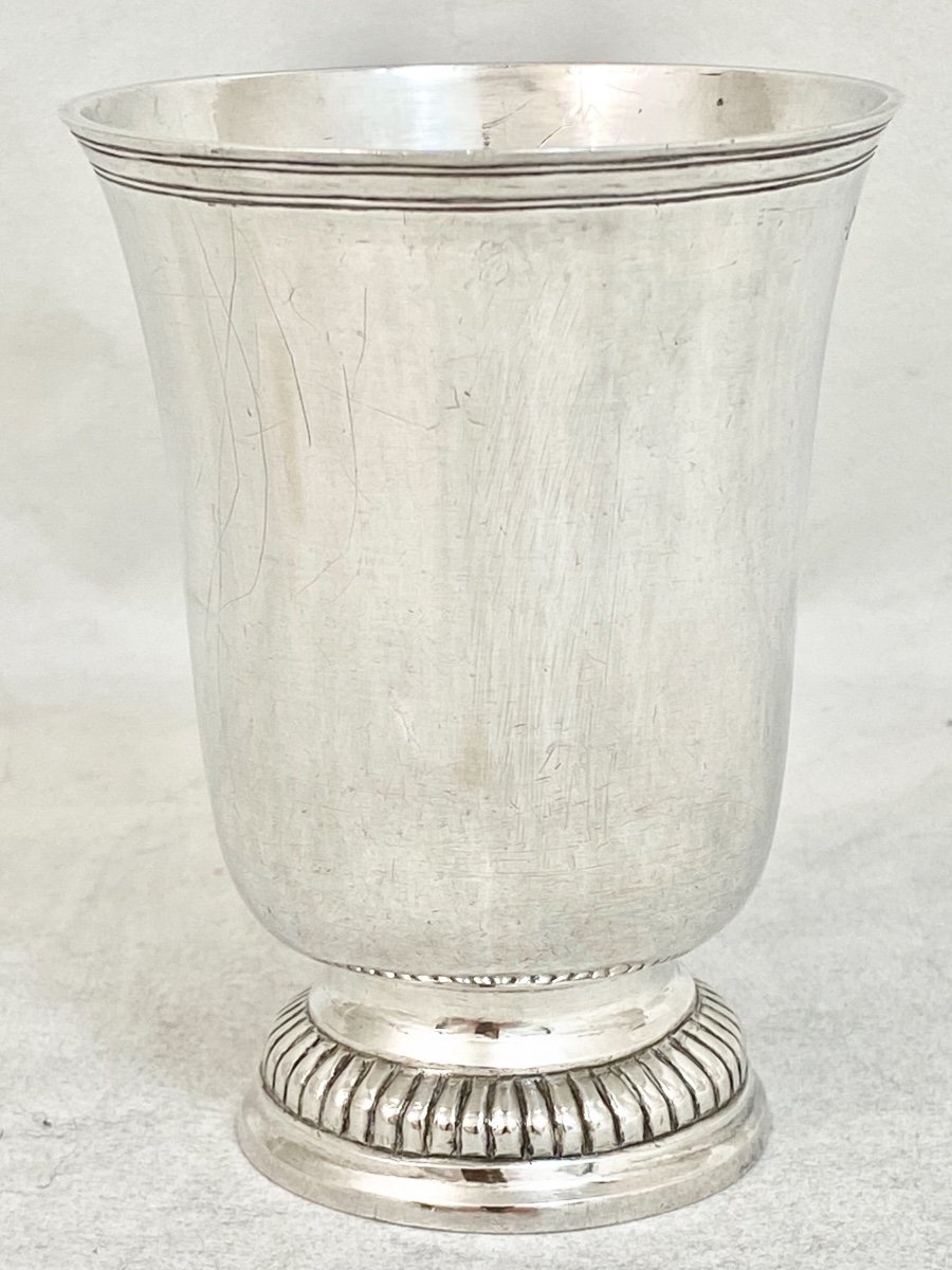 Silver Beaker, Vitteaux, Semur-en-auxois, 1785, Charles Souverain, Sterling Silver-photo-4