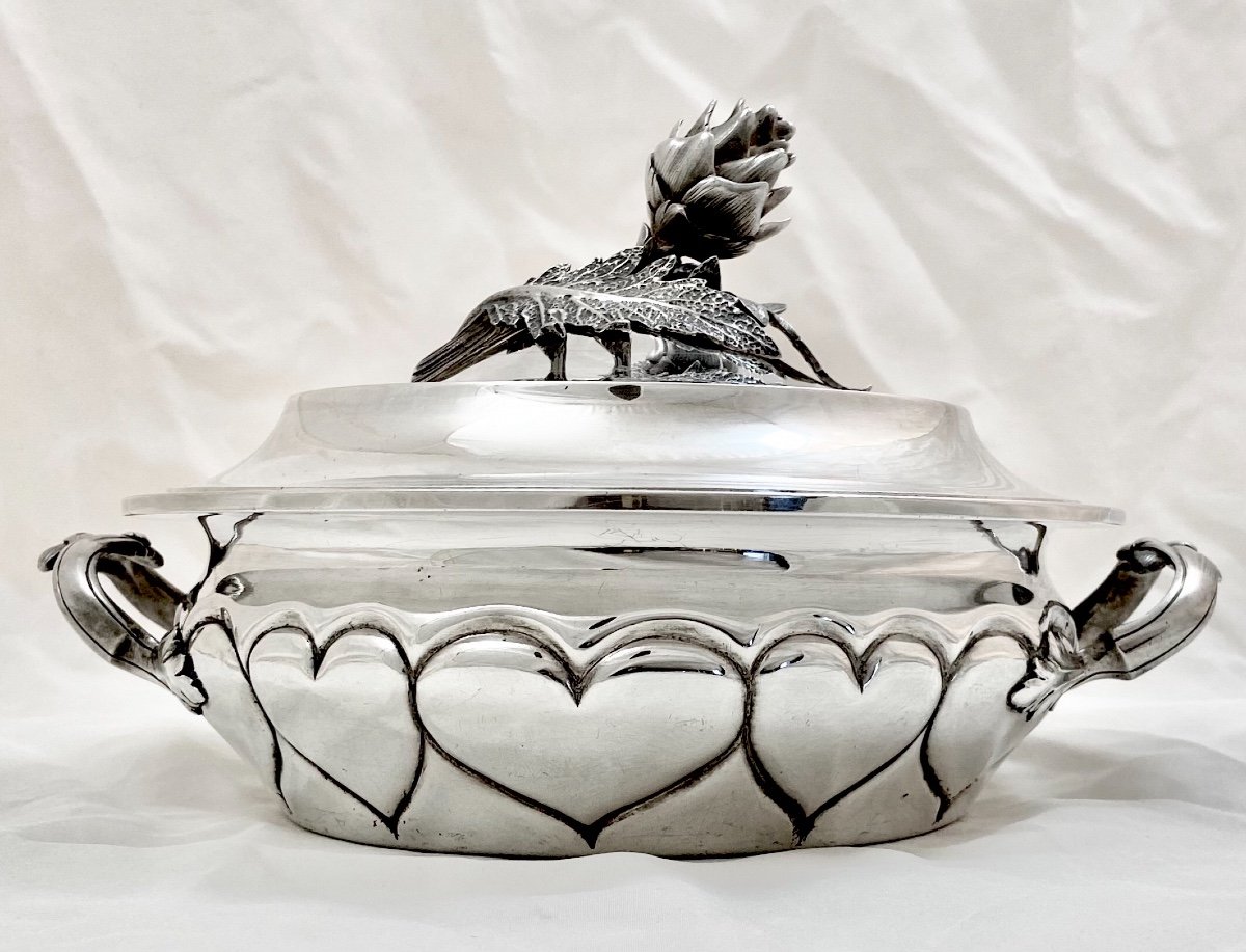 Odiot Vegetable Dish, Paris Circa 1900, Sterling Silver-photo-6