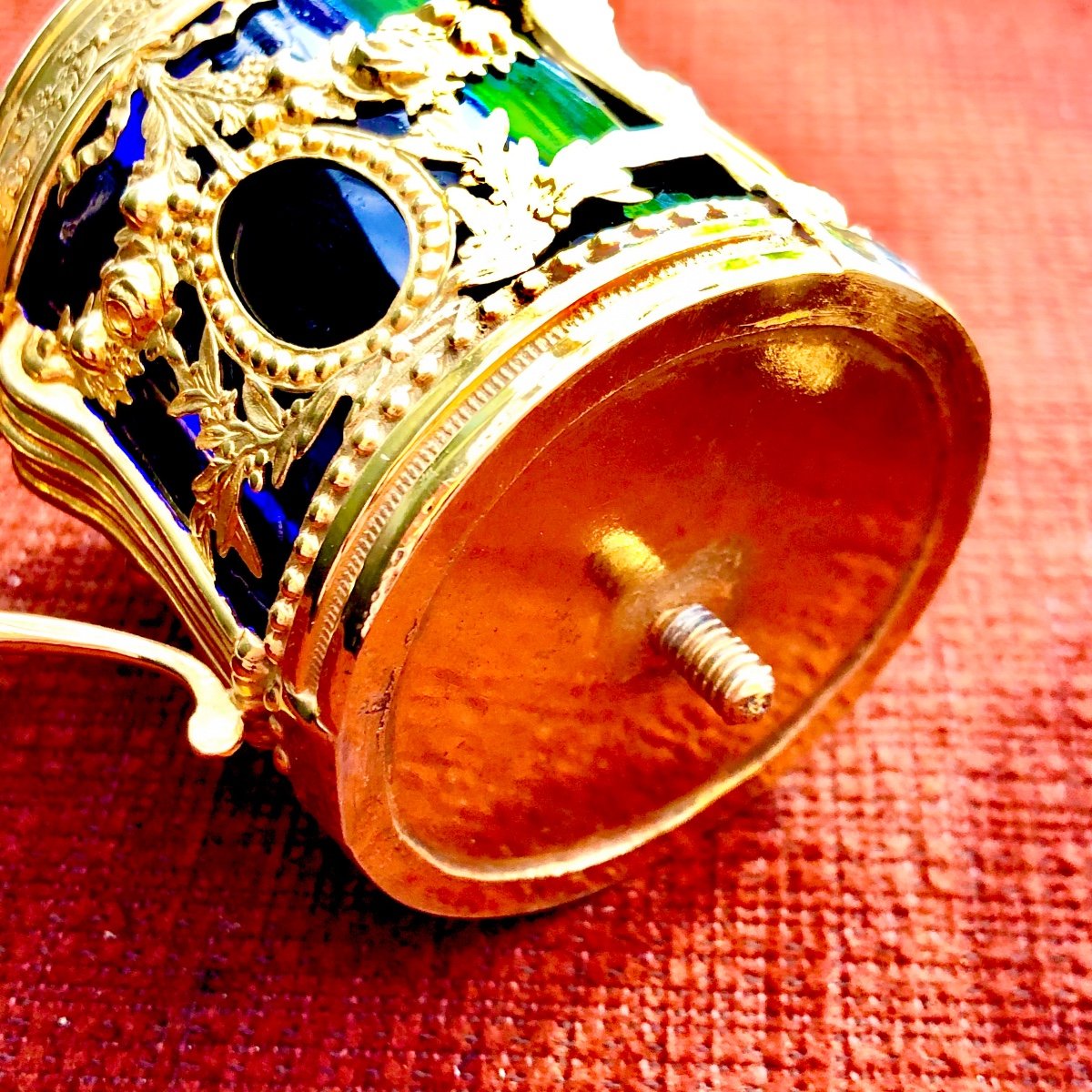 Mustard Pot, Paris 1787, Louis Joseph Bouty, Vermeil, Sterling Silver-photo-7