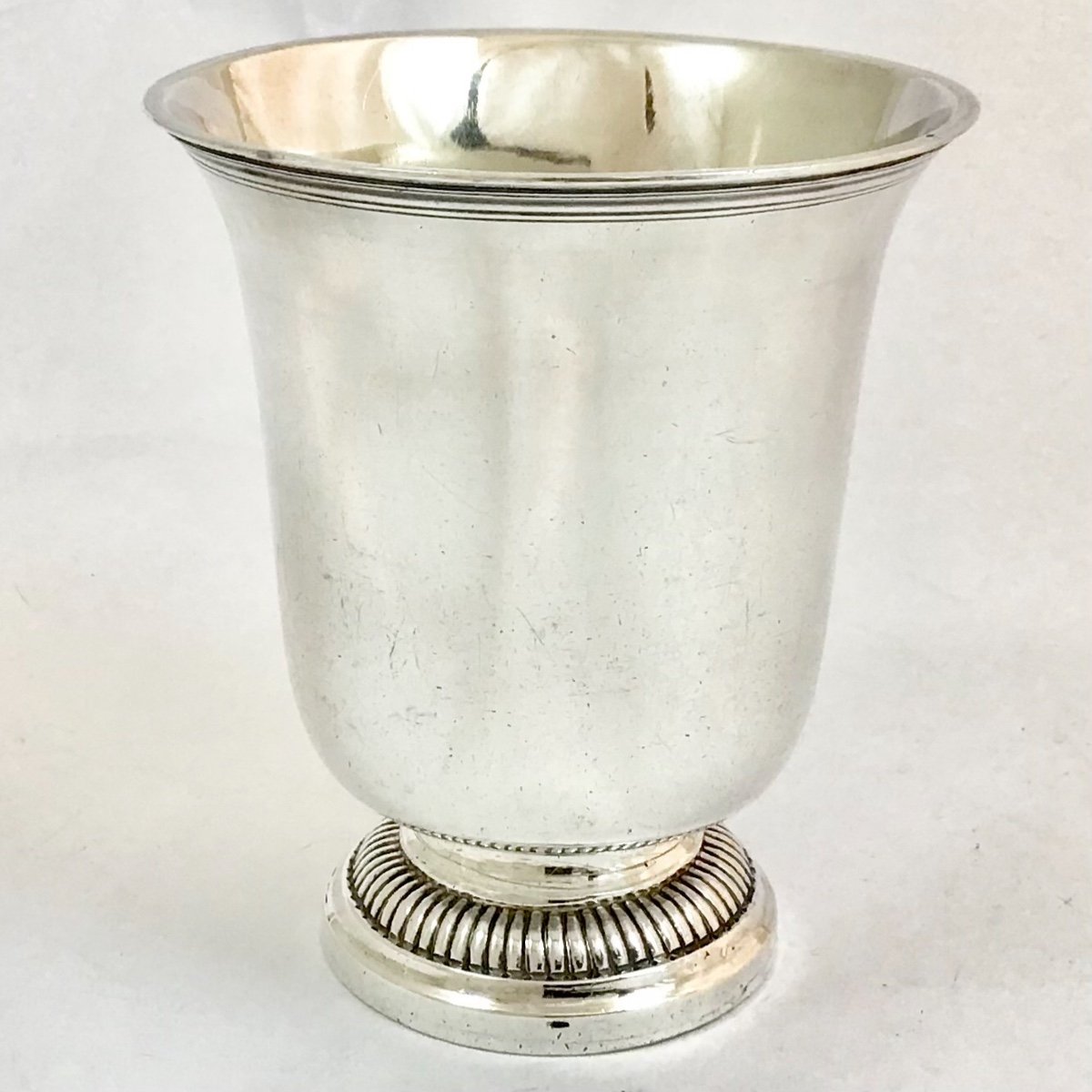 Timbale , Orléans 1762-64, Martin Lumière, 200 Grammes, Argent Massif -photo-5