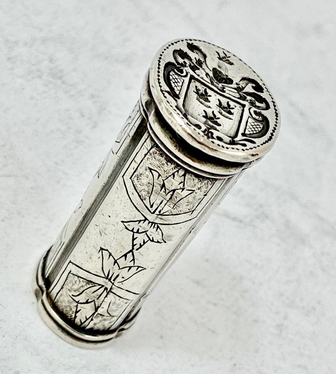 Wax Case, Lille, 1750-70, Sterling Silver, Adrien-joseph Le Mesre-photo-6
