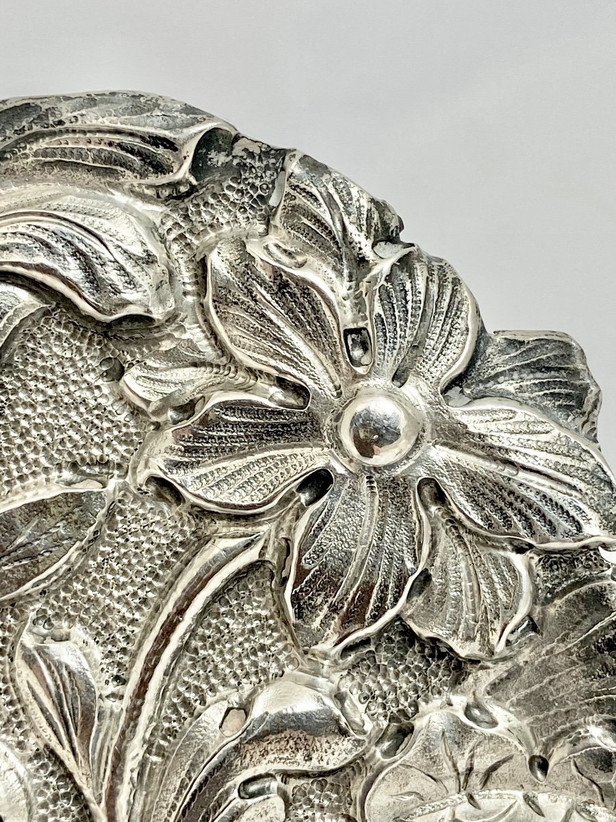 Osculatory Reliquary, 1630-1650, France Or Flanders, Sterling Silver & Crystal, True Cross ? -photo-3