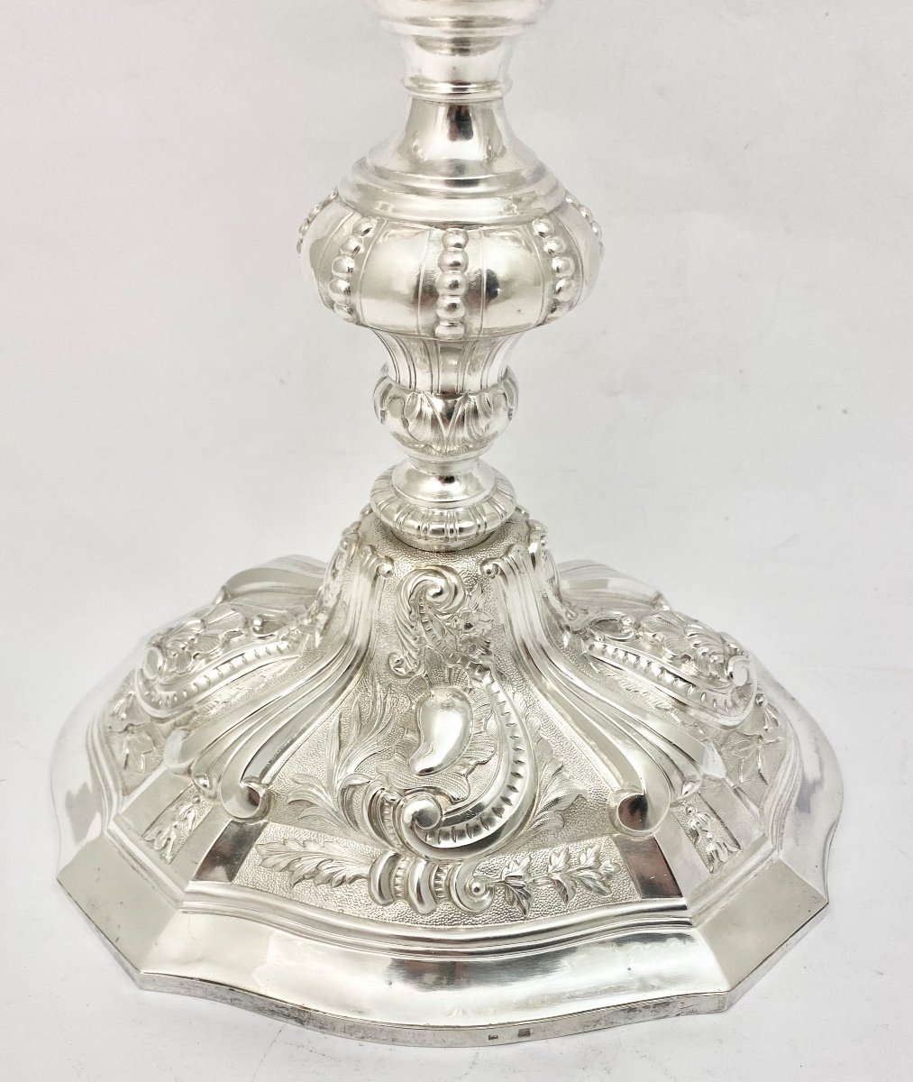 Monstrance, Sterling Silver, H. De Curte, Ghent 1848-68-photo-7