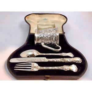 Travel Cutlery, London 1853, Sterling Silver, Hunt &roskell, Late Storr & Mortimer