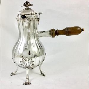 Coffee Pot, Douai 1749, Dormeuil Collection, Charles-louis Gérard, Sterling Silver