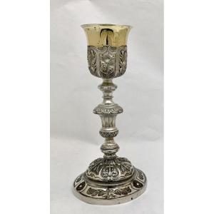 Charles X Chalice, Sterling Silver, France 1819-1839, Théodore Tonnelier