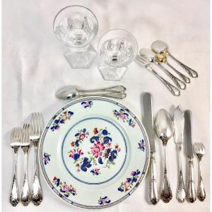 Canteen Of Sterling Silver Cutlery ,179 Pieces, 950 % , Delheid Frères Brussels 1880-1900