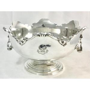 Large Punch Bowl, Sterling Silver, Birmingham 1928