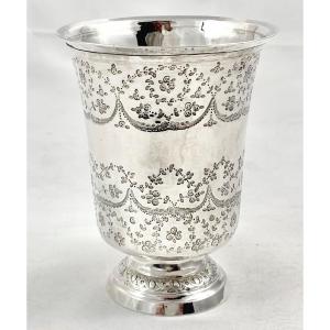 Melun, 1809-1819, Large Beaker  In Sterling Silver,