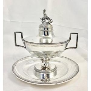 Paris 1798-1809, Sterling Silver, Bouillon Or Soup Tureen , Nicolas Richard Masson 