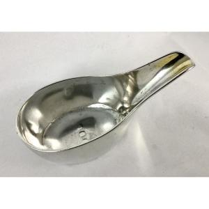 Antwerp 1830-1840, Solid Silver Pap Boat , Thomassen Goldsmith, Papschuitje