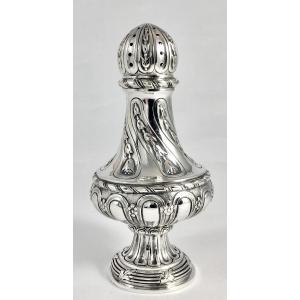 Solid Silver Caster, Louis XVI Style, Germany Circa 1880