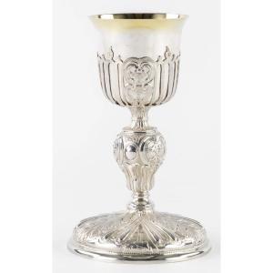 Lorient 1775, Pierre-Hyacinthe Cordé , Calice Louis XVI en argent massif 