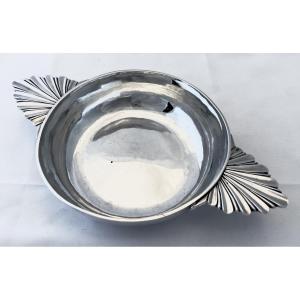 Lausanne 1750-1770, argent massif 916 \\% , écuelle, orfèvre illisible 
