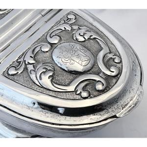 Liège 1740, Dieudonné Crasset, navette à encens en argent massif