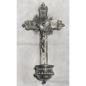 Ghent, 1775, Household Holy Water Font, Solid Silver, Philippe Le Clerq