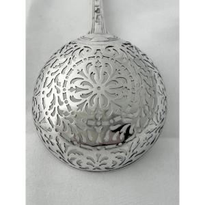Paris, 1765, Charles-françois Lautran, Sugar Spoon, Solid Silver, Louis XV Style