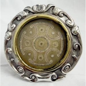 Reliquaire osculatoire ,argent massif , Bruges, 1831–1868, Philippus Meys, Baiser de Paix