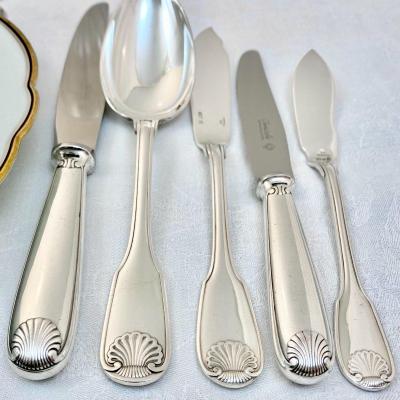 Canteen Cutlery , Christofle 139 Pièces For 12 P., Vendome , Arcantia