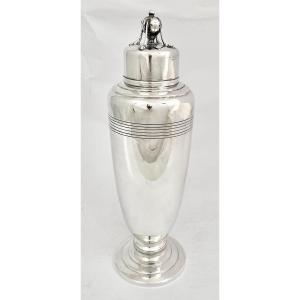 Cocktail Shaker, Sterling Silver, United States Circa 1940