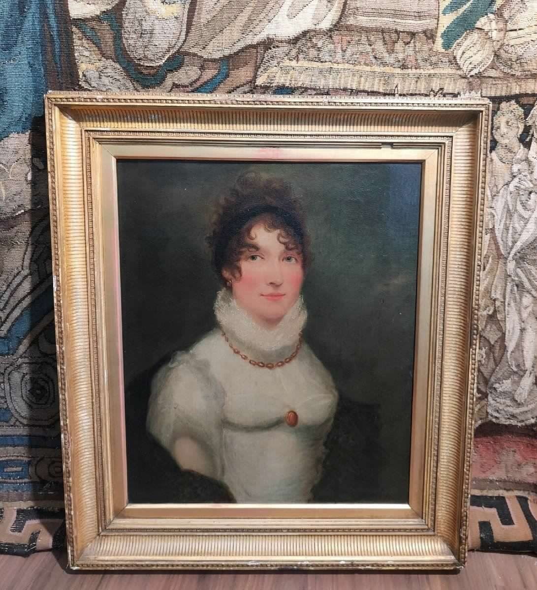 Portrait d'Une Femme Noble , Période : Empire